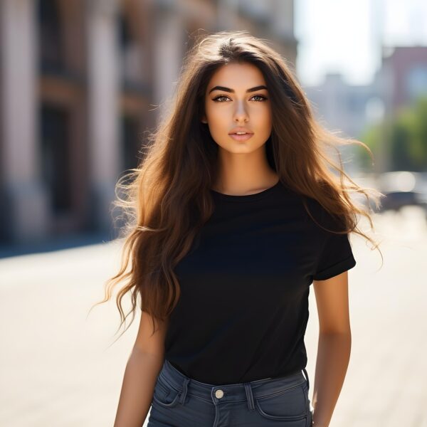 Classic Black Women's T-Shirt
