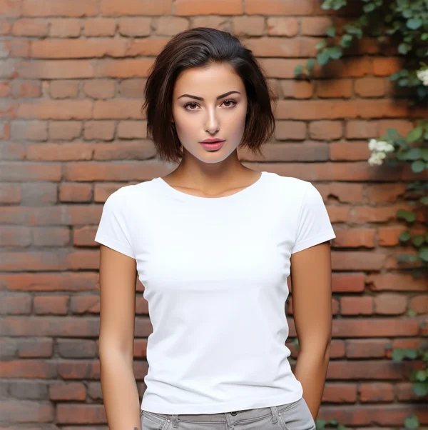 Essential Fitted White Tee