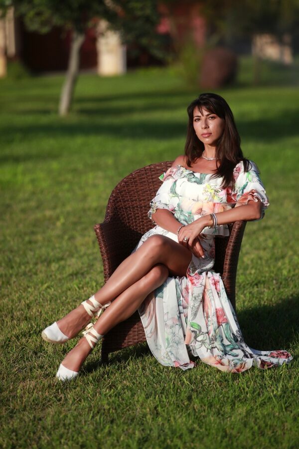 Off-Shoulder Floral Maxi Dress