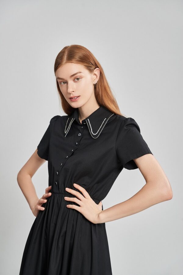 Allegra K Peter Pan Collar Dress