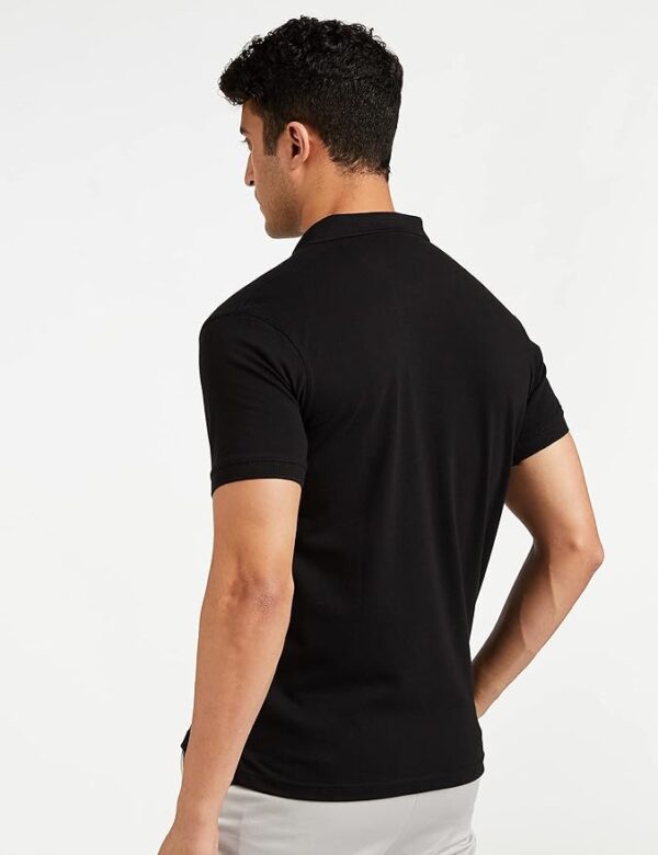 Classic Black Short Sleeve Polo Shirt